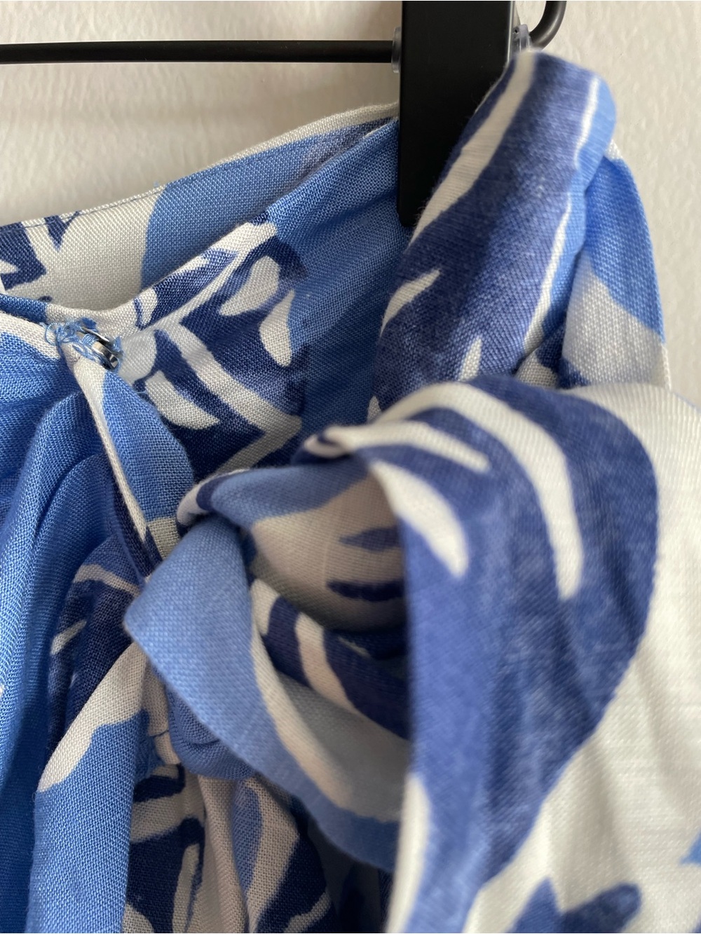 H&M linen blend faux wrap skirt tropical summer vacation beach Greece 8 - Picture 3 of 5